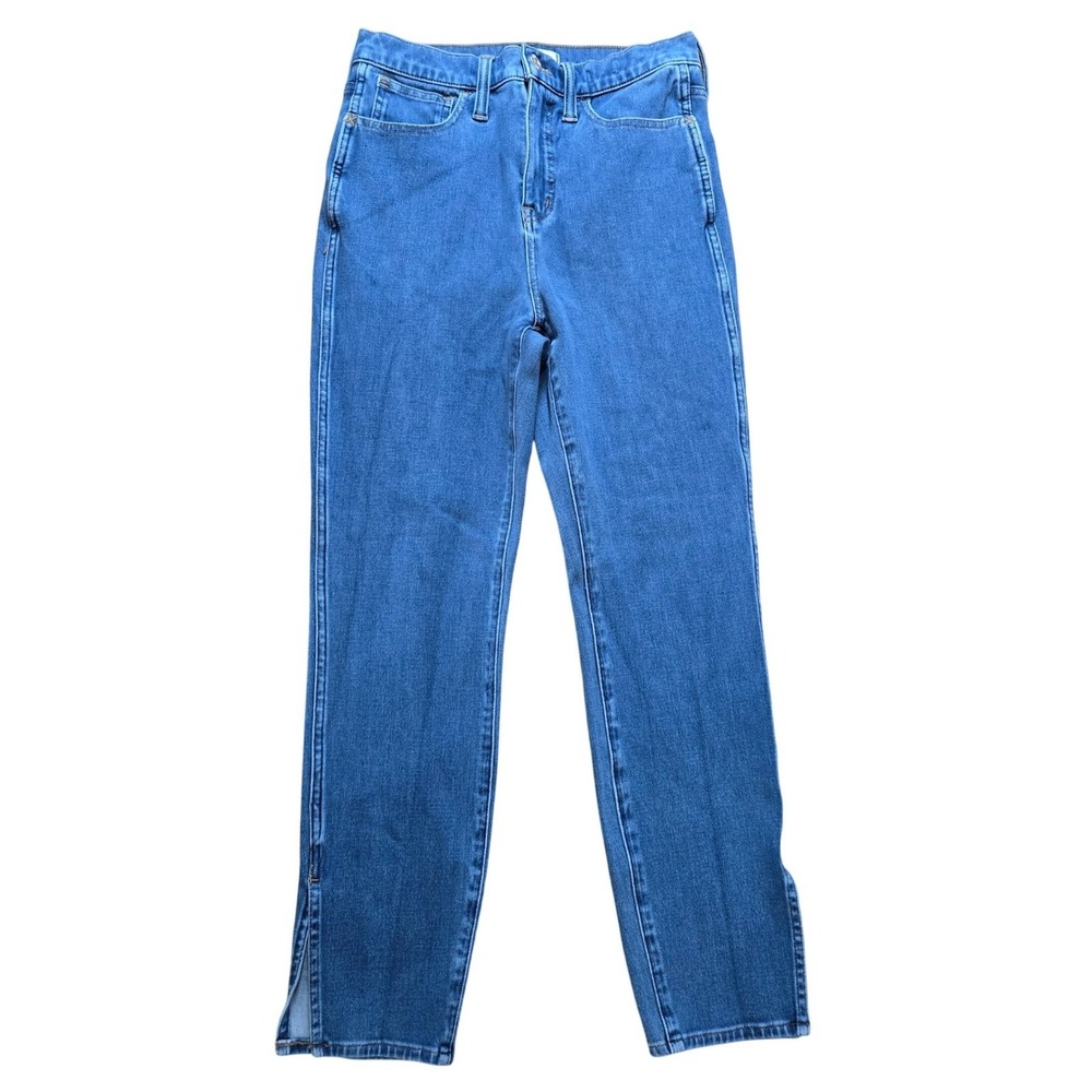 Madewell Roadtripper Jeans Women's Size 27 High Rise Straight Leg Stretch Blue - Picture 1 of 6